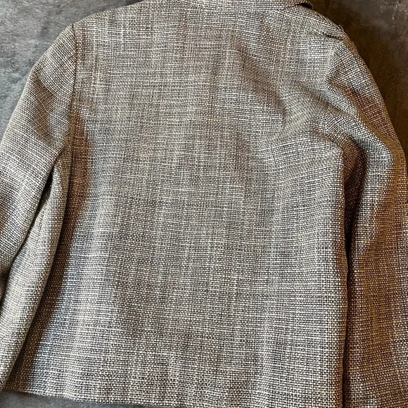 Appleseed's Kids Light Gray Tweed Blazer - Picture 6 of 11